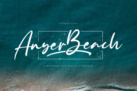 Anyer Beach: Elegant Script Handwritten Font for Designers