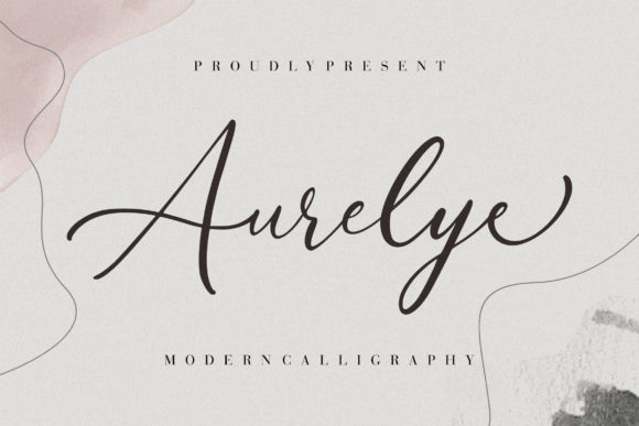 Aurelye: An Elegant Script Font for Thoughtful Editorial Design