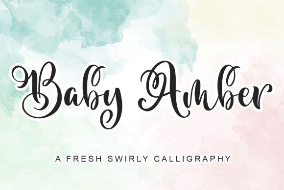 Baby Amber Script Font for Warm, Whimsical Branding