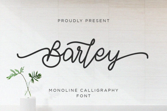 Barley Script Font for Small Business Branding