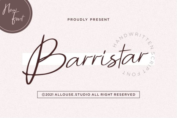 Barristar Script Font for Elegant Campaign Design