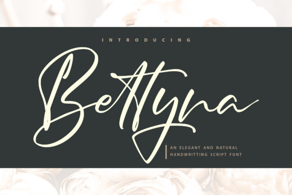 Bettyna: A Delicate Script Handwritten Font for Editorial Warmth
