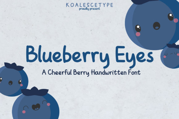Blueberry Eyes Script Font for Scroll-Stopping Visuals