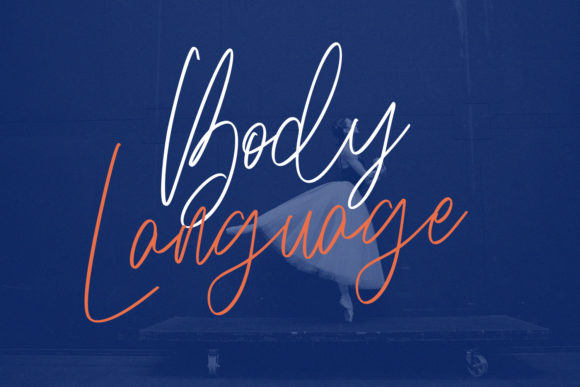 Body Language Font for Elegant Branding