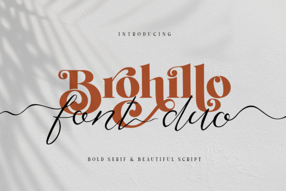 Brohillo: A Serif and Script Font Duo for Thoughtful Editorial Design