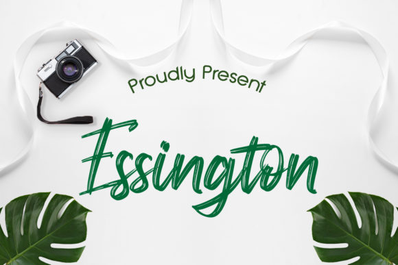 Essington: A Modern Brushed Handwritten Font for Editorial Warmth
