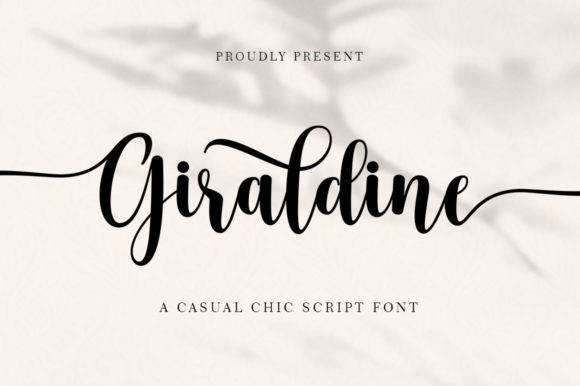 Giraldine: A Romantic Script Handwritten Font Worth Downloading