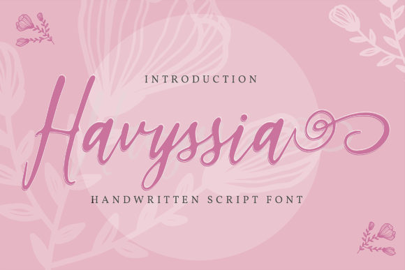 Havyssia: A Whimsical Script Handwritten Font for Real Design Work