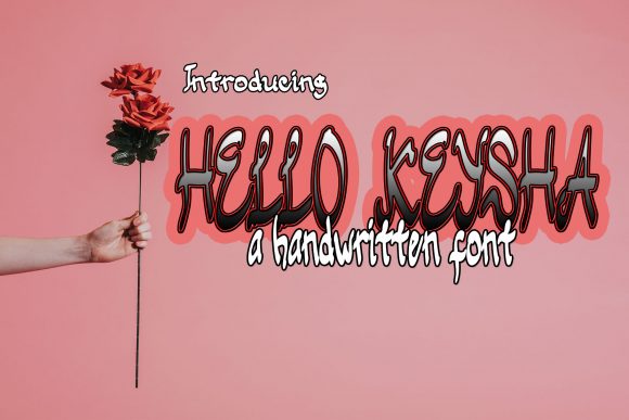 Hello Keysha: A Whimsical Script Font for Small Business Branding