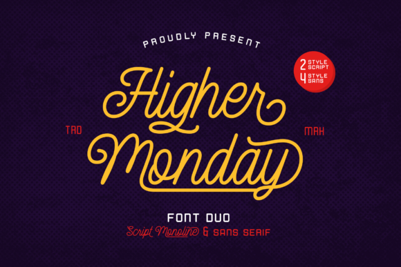 Higher Monday Script Font for Handmade Creators