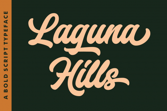 Laguna Hills Font: A Bold, Elegant Script Handwritten Typeface for Real Branding
