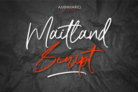 Maitland: A Romantic Script Handwritten Font for Thoughtful Typography