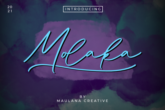 Molaka Script Font for Handmade Creators