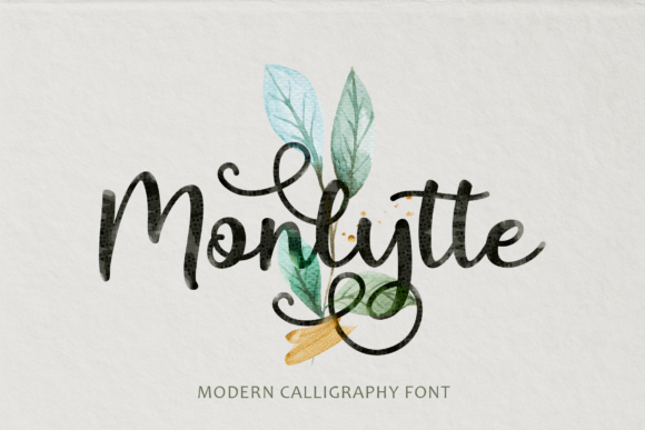 Monlytte: A Romantic Script Handwritten Font for Campaign Design