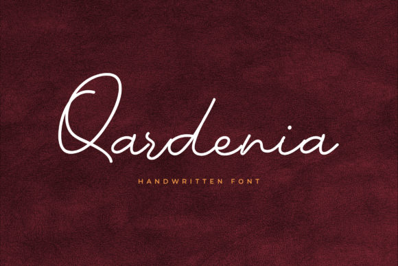 Qardenia Script Font for Elegant Branding Projects