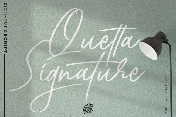 Quetta Signature: A Flexible Yet Dazzling Script Font for Real Branding