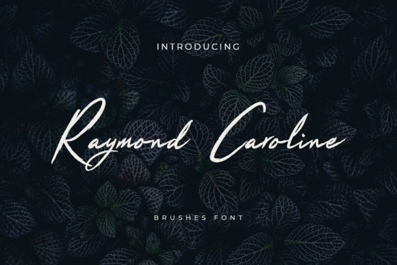 Raymond Caroline: A Modern Script Font for Editorial Design