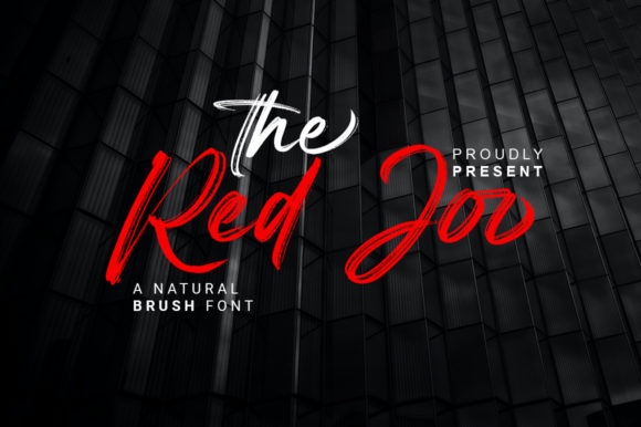 Red Joo: A Brush-Style Script Font for Distinctive Web Design