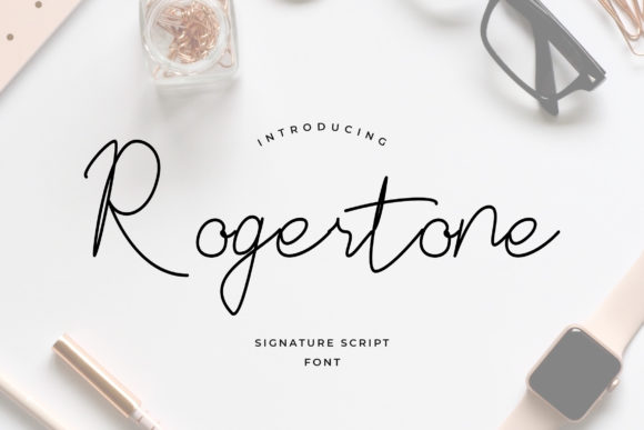 Rogertone: An Elegant Script Font for Refined Branding