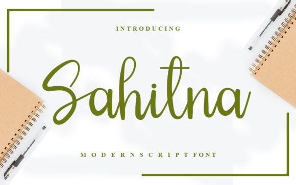 Sahitna Script Font for Playful Brand Identity