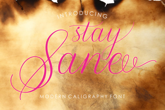 Stay Sane: A Romantic Script Handwritten Font for Campaigns