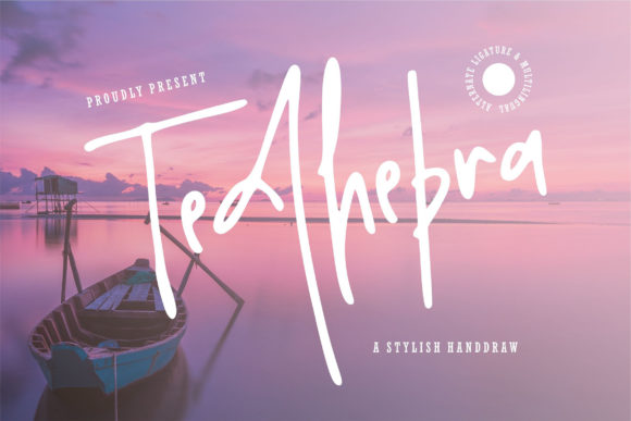 Tedhebra: A Stylish Script Handwritten Font for Digital Branding