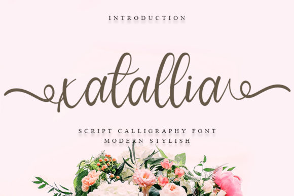 Xatallia: An Elegant Script Font for Small Business Branding