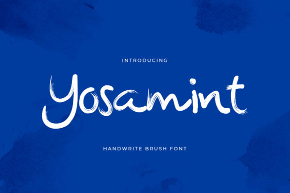Yosamint: A Relaxed & Dainty Script Handwritten Font for Small Business Branding